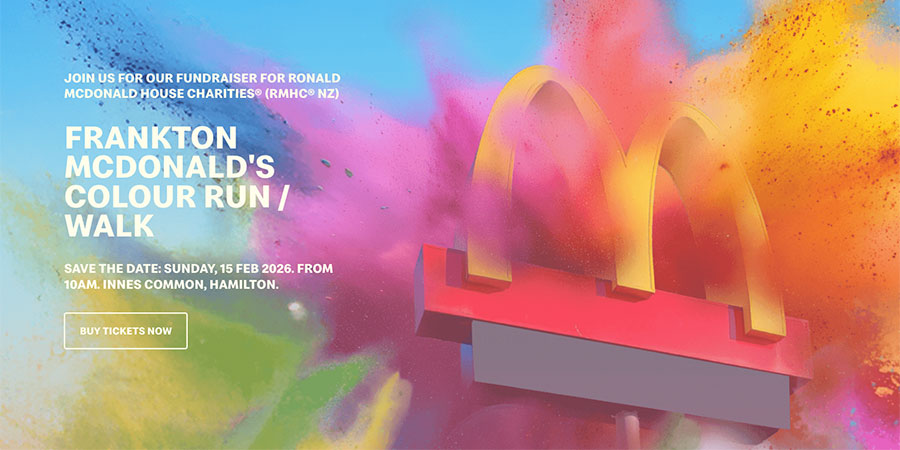 Frankton McDonald’s Colour Run/Walk