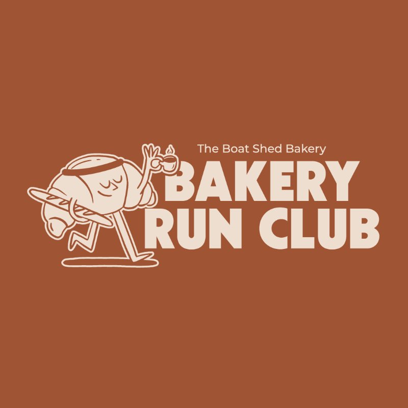 The Boat Shed Bakery Run Club (BRC) logo