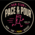 Pace & Pour Run Club logo